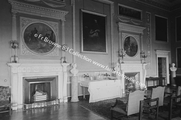 HEADFORD HOUSE  ALTAR FOR MASS IN DINING ROOM